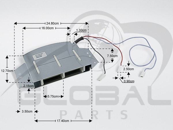 Gallery image 1 of ΑΝΤΙΣΤΑΣΗ ΣΤΕΓΝΩΤΗΡΙΟΥ BRANDT 1800W + 1000W 57X1299